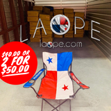 Camping Chair  /  Beach Chair with Panama Flag (Get 2 for $50.00)